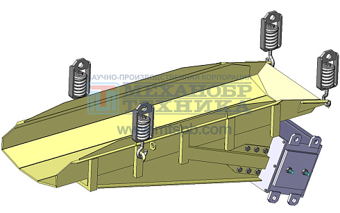 Питатель вибрационный с электромагнитным приводом ПЭ 7×23,5Ф рис.0